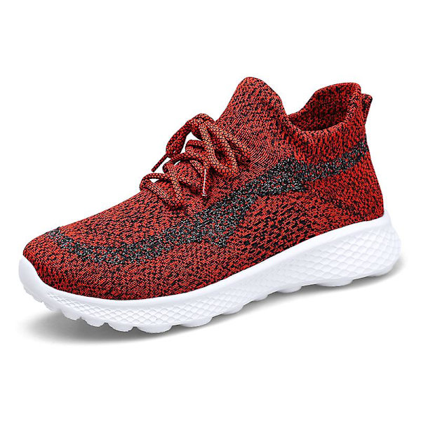 Herr Sneakers Löparskor Bekväma Sportskor Lätta Promenadskor 450 Red EU 41