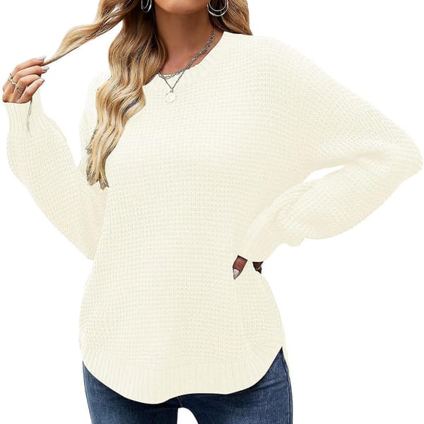 Vinter Casual Sweater til Kvinder Efterår Mock Turtleneck til Aftenbrug M Apricot