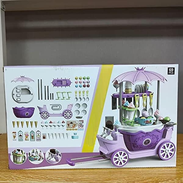 Flickor Leksaker Barn Lekhus Leksaker Simulering Pumpa Bil Dessert Butik Presentask