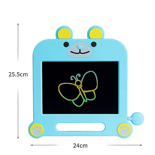 Pyyhittävä Uudelleenkäytettävä LCD-tabletti Joululahja H blue style2