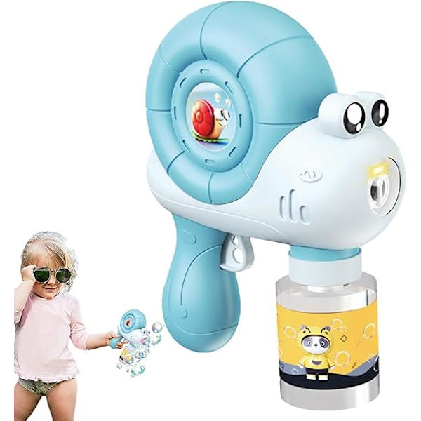 Handburen bubbelmaskin, handburen bubbelblåsare | Tecknad snigelformad bubbelmaskin - Rolig utomhusbubblamaskin, helautomatisk bubbelblåsare
