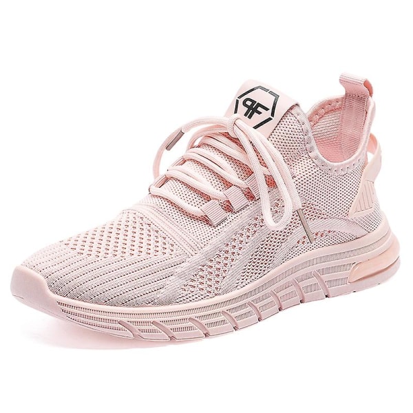 Dame Sneakers Pustende Flyvevevde Løpesko Fra7701 Pink EU 41