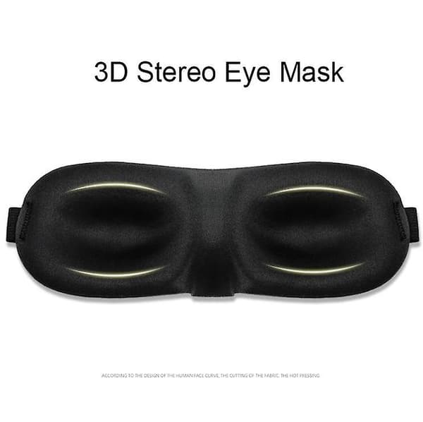 Sovmask för Män Kvinnor, 3D Konturformad Sovmask (1 st) Floral