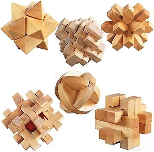 3D Tre Kubus Hjernetrim Puzzle