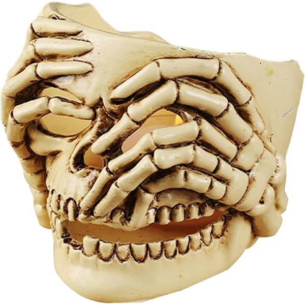 Halloween Lysestake, Gotisk Lysestake | Bærbar Skull Telysholder | Skull Hjemmedekorasjon