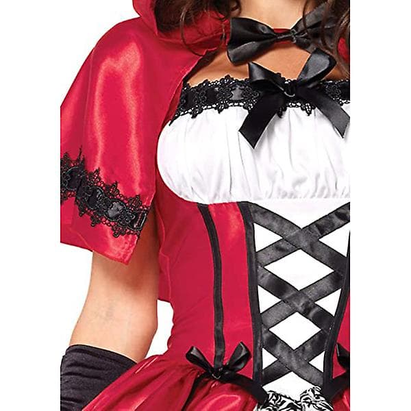 Gotisk Rødhætte kostume til kvinder Dress S