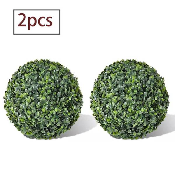 Kugler 2 stk. Kunstig Topiary Kugle 28cm33cm