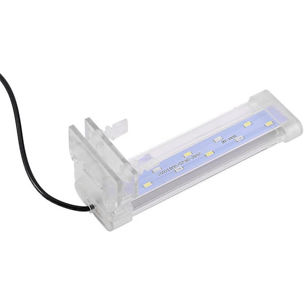 Justerbar Klemmelampe Akvarielys Fisketank Blød Arm Glaslamper Stik Led Lys Lampe Plantebelysning Med Klips Eu Stik