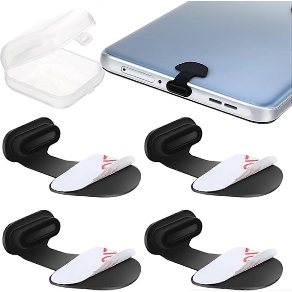 4 kpl USB C-tyypin pölysuojia, USB C -pölysuoja, USB Type C -pölysuoja