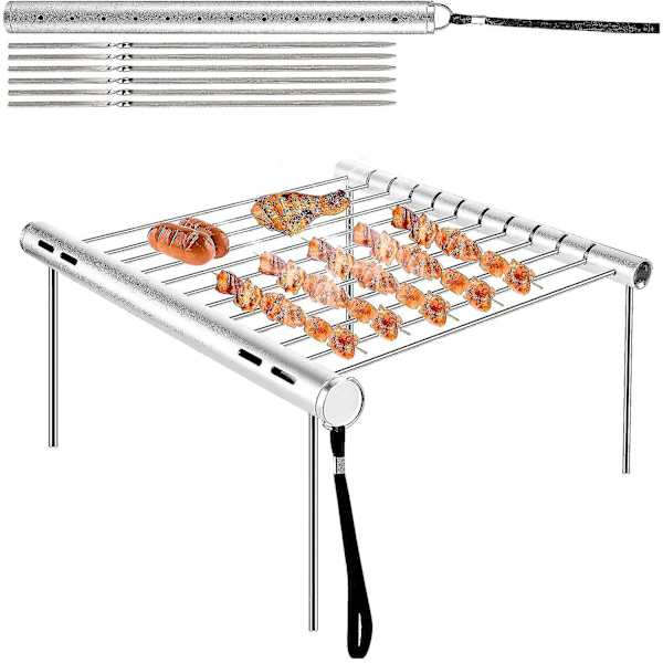 Barbecue Grills, Rustfrit Stål Barbecue Bærbar Barbecue Camping Barbecue