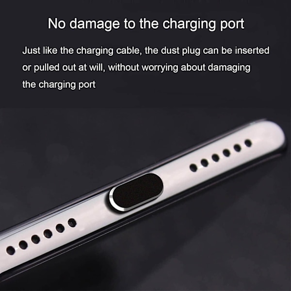 6 USB C Dammskydd för Redmi/Oneplus/Motorola/Samsung Galaxy/Huawei/Xiaomi Portabelt Dammskydd P