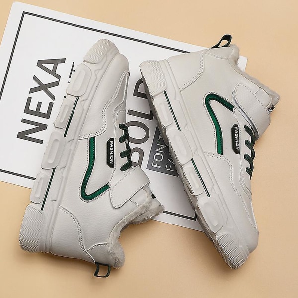 Børnesko High-Top Mode Sneakers Sports Løbesko A810 White EU 32