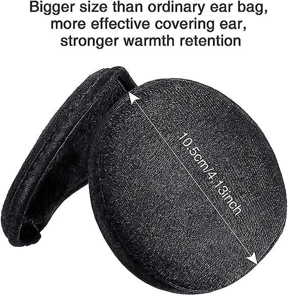 2-pack vinter fleece öronmuffar fleece öronmuffar för män kvinnor barn