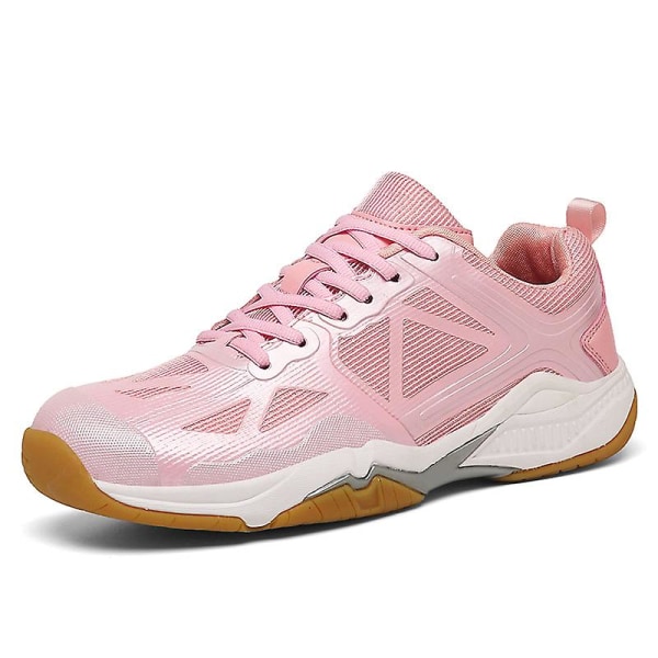 Dam Lätta Sneakers Mode Inomhusplansskor Lämpliga För Badminton 3D0002 Pink EU 37