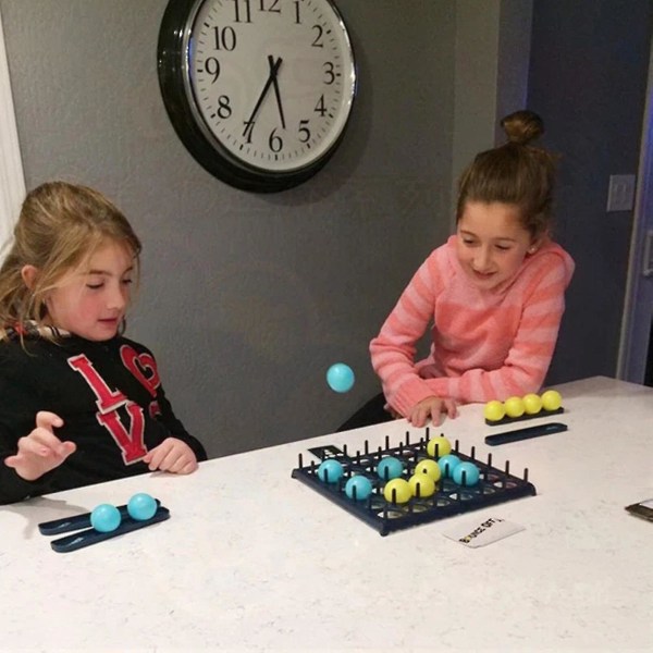 Hoppeball Bordspill 1 Sett Bounce Off Spill Aktiver Ballspill For Barn Familie Og Fest Skrivebord Hoppeleke-cl.