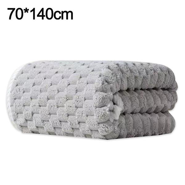Oversized Luksus Badehåndklæder - (blå, 70*140cm) - Superbløde, Meget Absorberende Brusehåndklæder Light gray