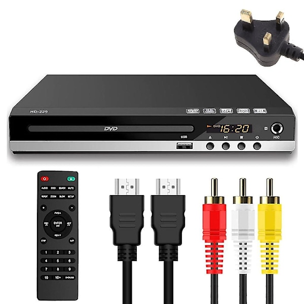 Högupplöst 1080p Hem DVD-spelare Box Helt Regionsfri Inbyggd Mikrofonport