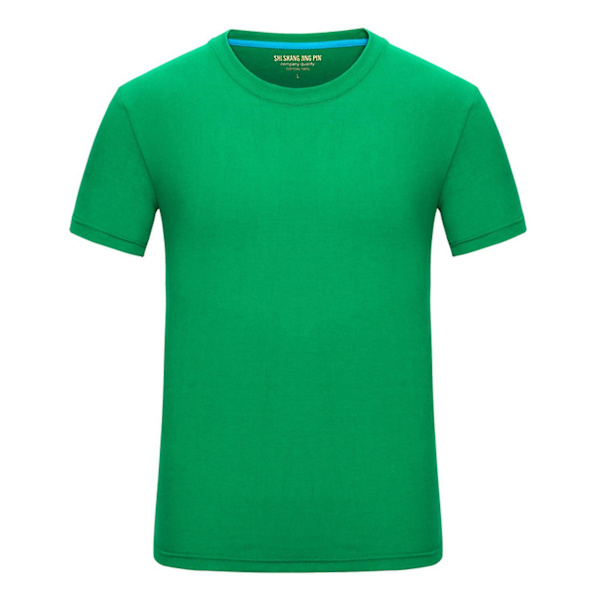 Ylisuuri pariskunta lyhythihainen T-paita, löysä ja hengittävä toppi tytölle, naiselle, äidille, rakastajalle XXXXL Grass Green Male