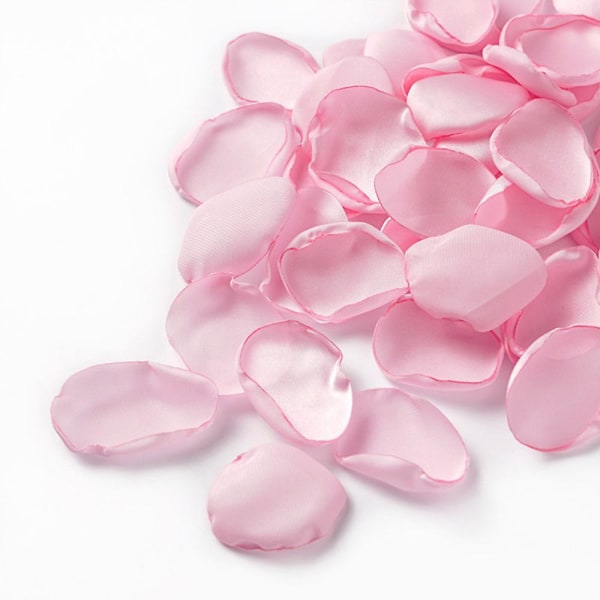 400 stk. Roseblader Blomsterblader For Bryllup Blomsterpikekurv Jubileumsfest Bordpynt Valentinsdekorasjon Pink
