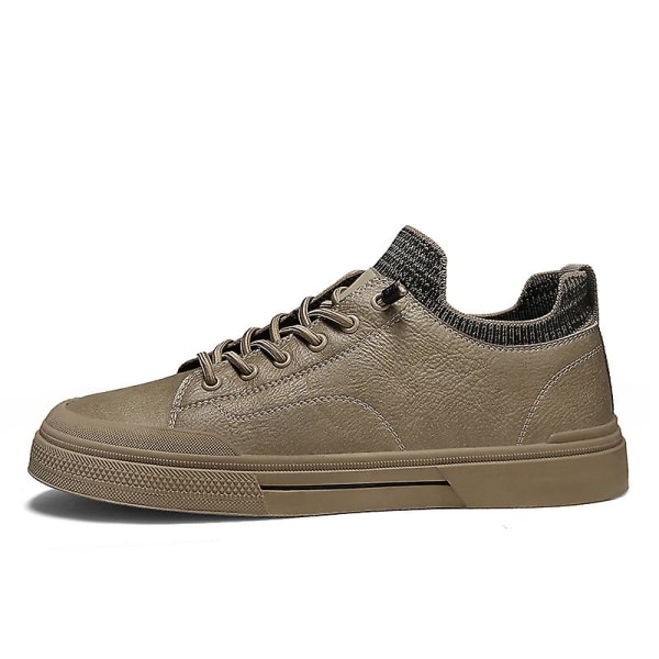 Herr Casual Skor Högkvalitativa Läderskor Frdb21611 Brown EU 41