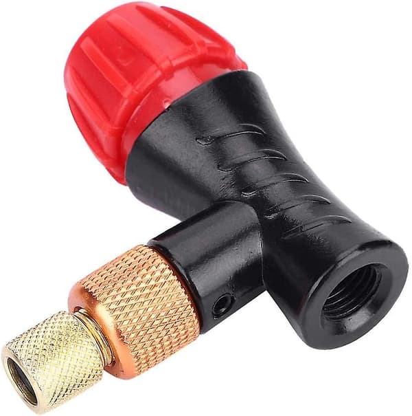 Sykkelventilpumpe, bærbar pumpehodeadapter for pneumatisk luftpumpe, erstatning for dobbelt ventilhode