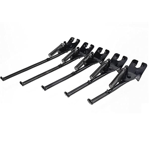 12-tums cykelstöd, enkelstöd, baksida, halkfri cykelstöd Black
