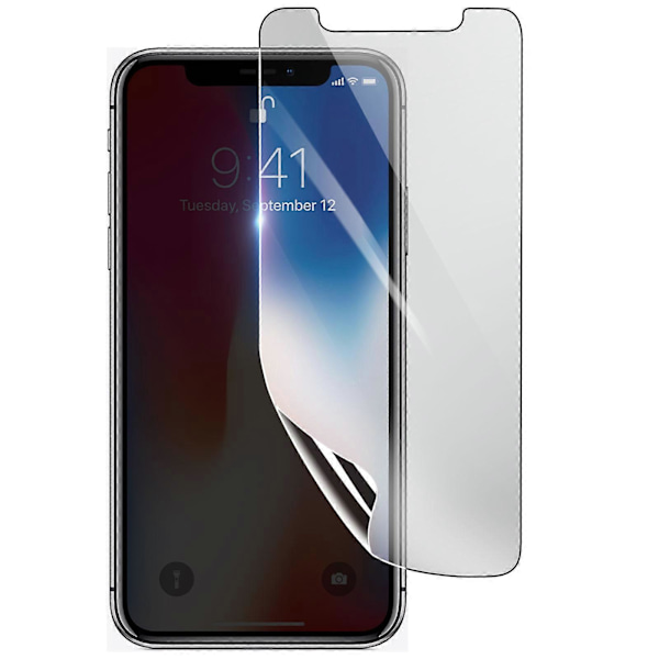 Stötsäkert Hydrogel Skärmskydd för iPhone X, Transparent