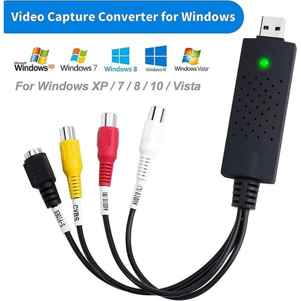 Vhs Til Digital Konverter, Usb Audio Video Capture Card