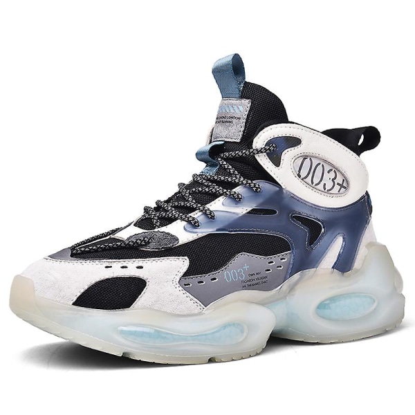 Herre Basketballsko Åndbare Skridsikre Sports Løbesko Fr82202 White EU 44