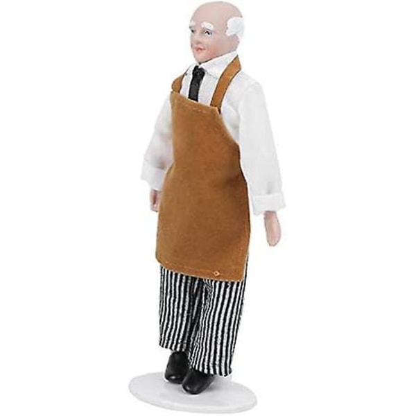 6 tum dekorativa porslin små människor leksaker keramiska dockhus viktoriansk tjänare för barn dockhus älskare DIY hantverk älskare vuxna (butik) chef