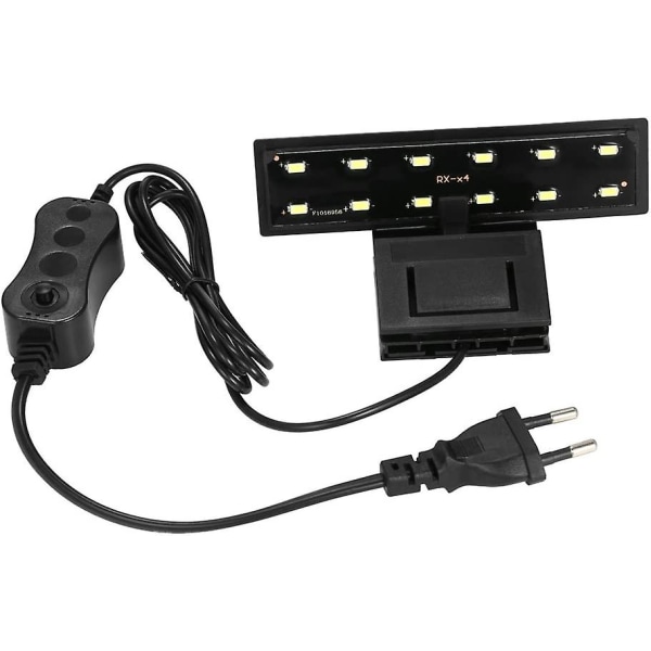 Ultratankt Akvarium LED Lys Ultralyst Clip-on Belysningslampe 12 LED'er Til Akvarium Fisketank 5w