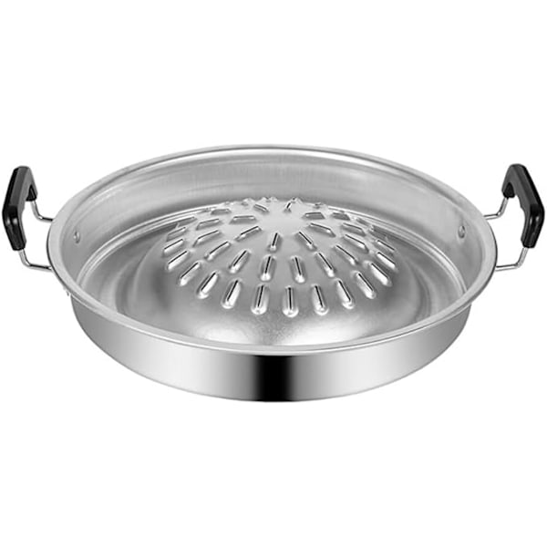 Thai Koreansk Bbq Grillpanna  Grillbricka Camping Bbq Pan Rökfri Stekpanna Matlagning Kött Grönsakshäll Tallrik För Utomhus 30Cm