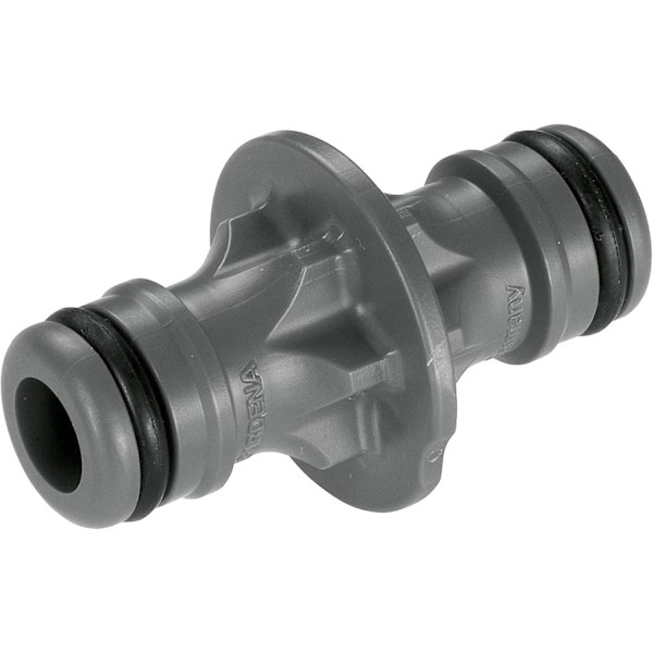 Haveslangekobling: Forbindelsesstykke til sikker slangeforbindelse, til slangeovergang fra 19 mm (3/4\") til 13 mm (1/2\") (2931-20)