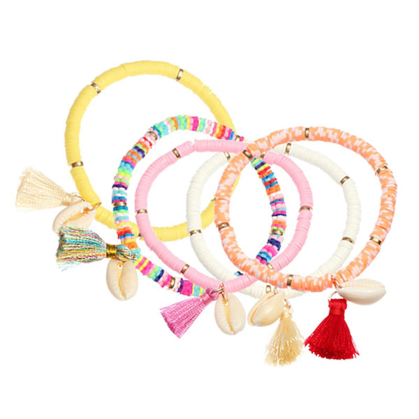 Färgglatt Boho Armband Personligt Mode Skal Armband Charmig Smycken Present Till C 5
