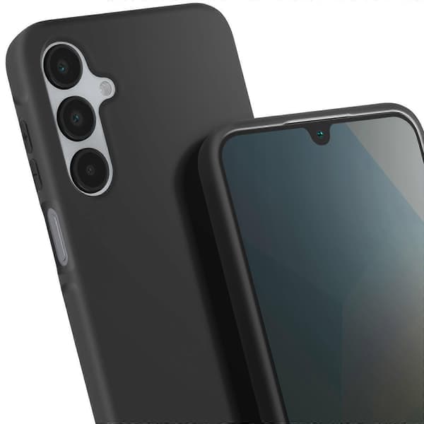 Coque Cordon Semi Rigide Soft touch för Galaxy A16, Svart