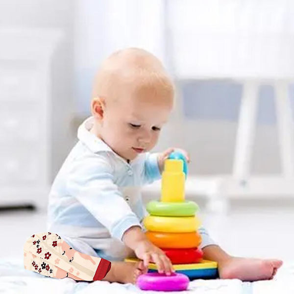 Sarjakuvasukat, lämpimät polvisukat, puuvillaiset lasten sukat, jotka estävät putoamisen style2