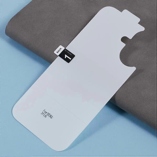Hydrogel HD Klar TPU+PET Bakskjermbeskytter for iPhone