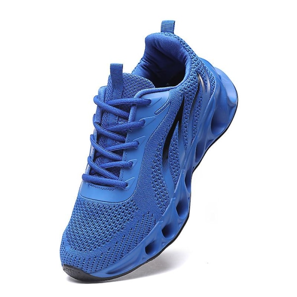 Herresko Flyvende Vævet Fritidssko Åndbare Sneakers Sportssko 8818 Blue EU 40