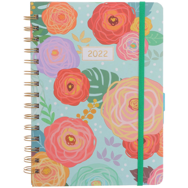 1 stk Praktisk Planleggingsbok Holdbar 2022 Skriveplanlegger Notatbok Skriveblokk Assorted Color 21.5X16X2CM