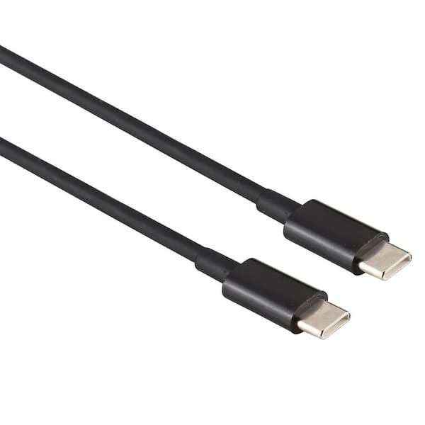 1m 5A USB-C / Type-C till USB-C / Type-C Snabbladdningskabel Black