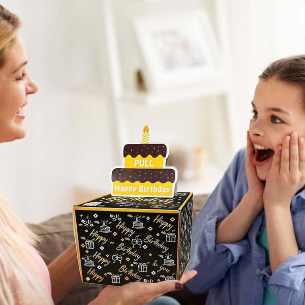 Gratulerer med dagen pengeboks for pengegave Blue