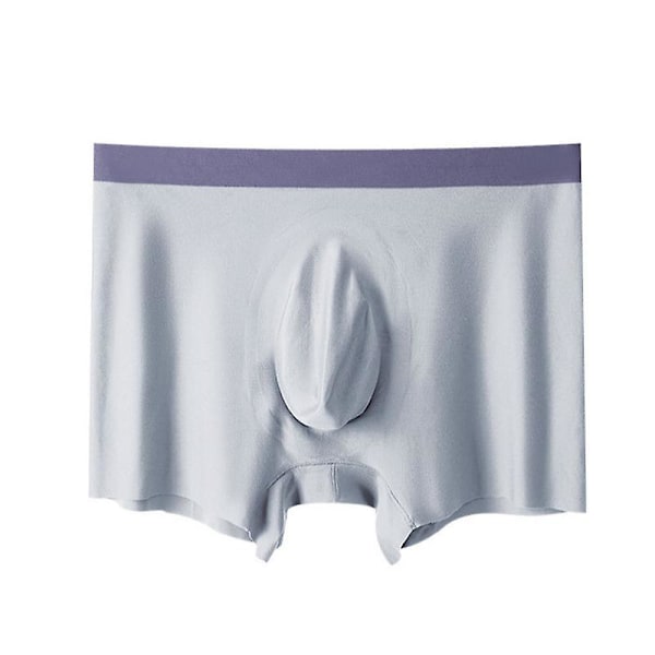 Herrunderkläder Boxer Briefs, Bomullskomfort Mjuka Boxer Briefs För Män, Fukttransporterande Andas grey 3XL