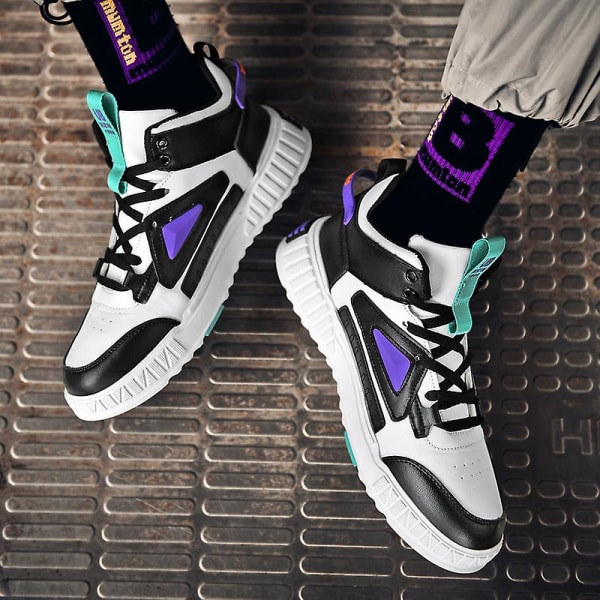 Herre Sport Løpesko Casual Høye Sneakers Fr2107 Purple EU 46