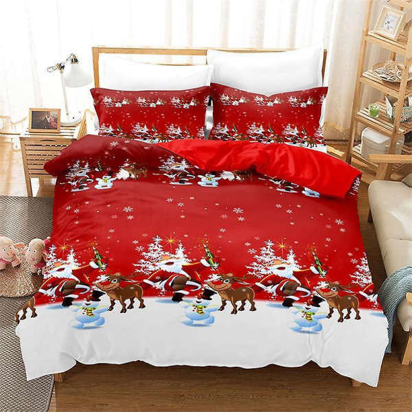 Jul Cover Set - Juldekor Holiday Sängkläder Set style 1 200*230cm