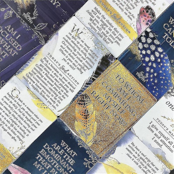 Soul Truth Selverkendelses Kortspil Daglige Spørgsmål Der Vil Transformere Dit Liv Tarot Oracle Kort Med Pdf Guidebog 44 stk Ts05