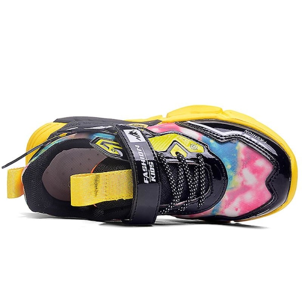 Børnesneakers Åndbare Løbesko Moderne Sportssko 606 Yellow EU 36