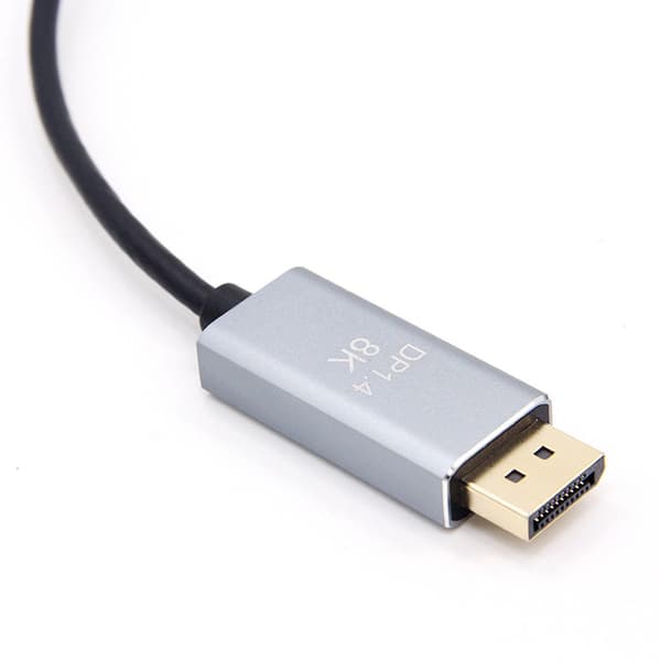 USB C - DisplayPort 1.4 -kaapeli (USB-C - DisplayPort -kaapeli, USB C - DP -kaapeli