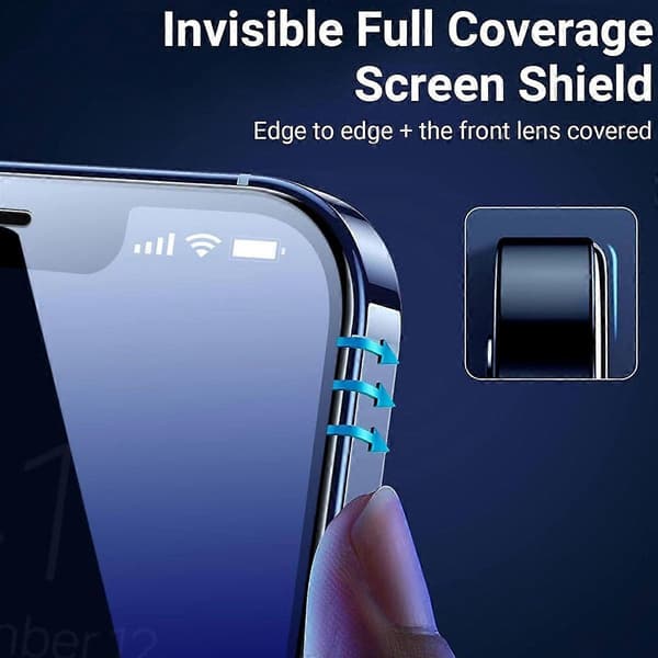 iPhone 12 Skärmskydd i Härdat Glas - 2-pack