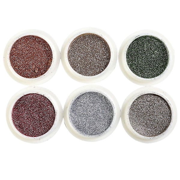 Nagelkonst Highlight Magic Mirror Powder, 6-färgskombination, All-match-kombination style  style3