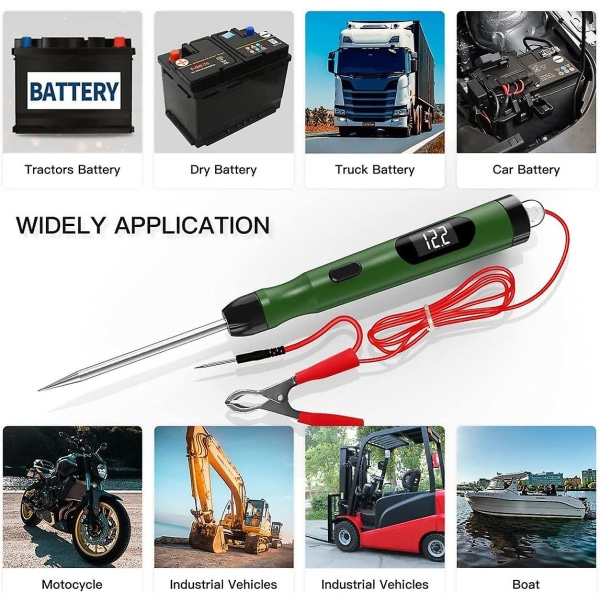 Bil Elektrisk Krets Tester Sond 5v-30v Digital Display Krets Test Penna Bil Krets Tester Lampa Spänning Test Penna
